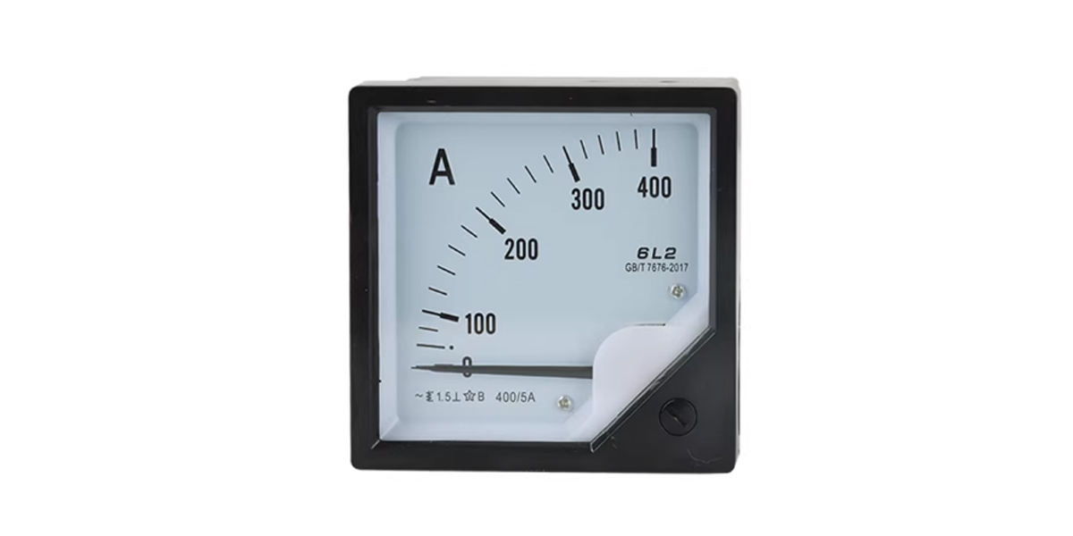Panel Mounted Analog Ammeter