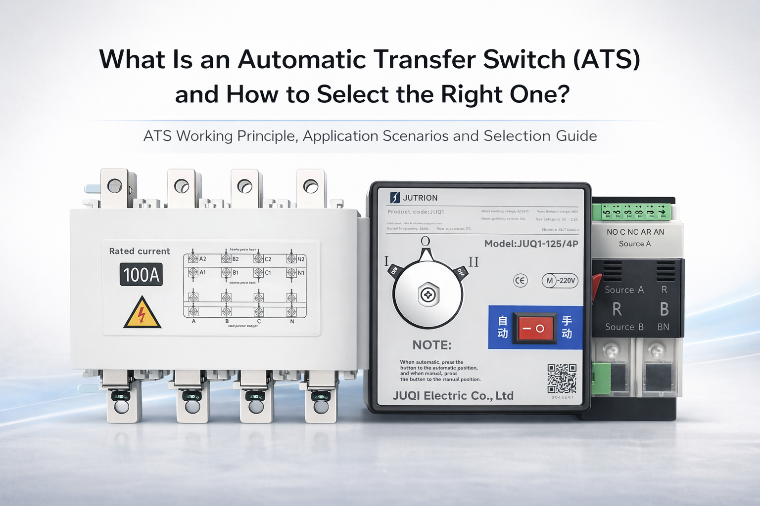 What Is an Automatic Transfer Switch (ATS) and How to Select the Right One?