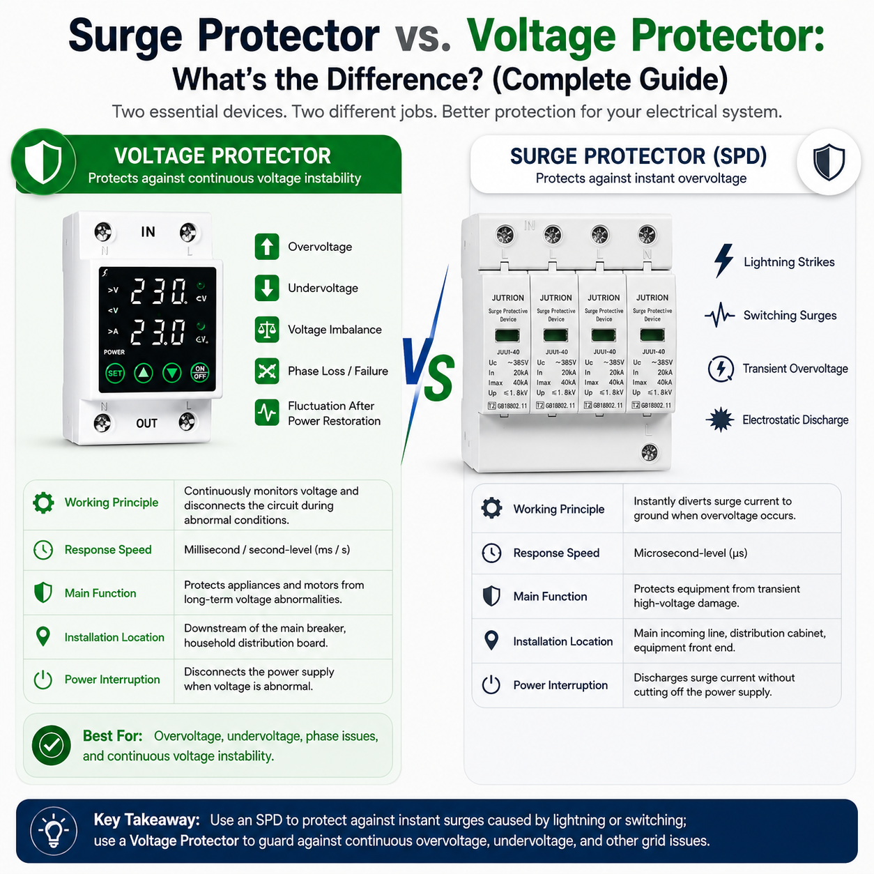 Surge Protector vs. Voltage Protector: What’s the Difference? (Complete Guide)